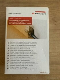 Úchyt na soklové lišty Egger CLIPSTAR kovový - 1