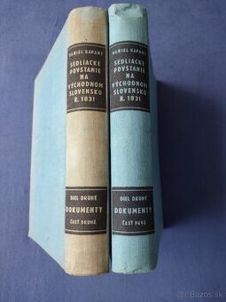 Sedliacke povstanie 1831,2 zväzky,