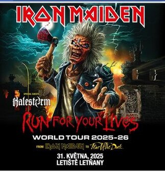 Lístky na Iron Maiden Praha