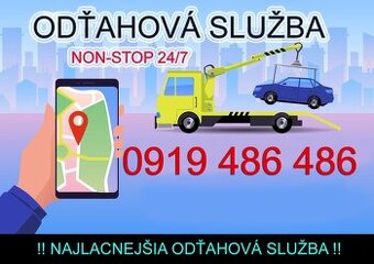 ✅NAJLACNEJŠIA ODŤAHOVÁ SLUŽBA✅ 0919 486 486