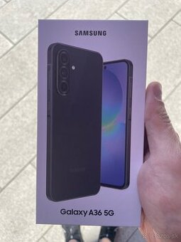 SAMSUNG Galaxy A36 5G 128 GB, Black, Dual SIM (NEROZBALENÝ)