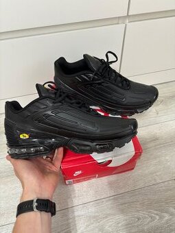 Nike air max plus 3 leather black