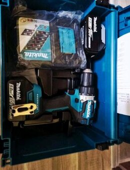 Makita DDF 484 RTJ akumulátorový skrutkovač – nový, 2 batéri