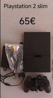Playstation 2 slim s čipom.