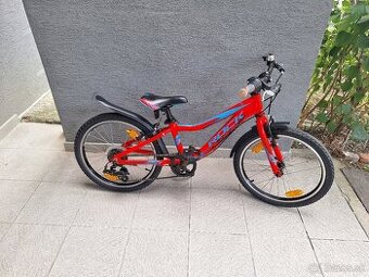 Predám detský bicykel 20kola Rock Machine cerveny