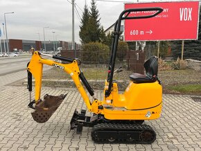 Minibager minirypadlo JCB 8008CTS Micro, Kubota, CAT, 2021rv