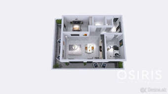 Klimatizovaný 3i byt v novostavbe z r. 2025, terasa 24 m2, 1