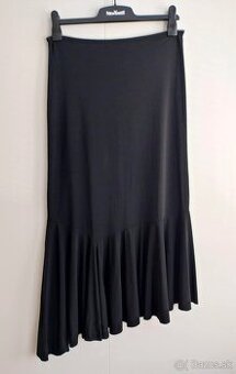 Dámska čierna maxi sukňa mermaid strih
