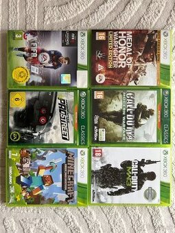 Predám hry na Xbox 360