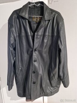 LUXUSNÍ PÁNSKÁ KOŽENÁ BUNDA – SHIC SKINN ✨ 🖤 TOP STAV