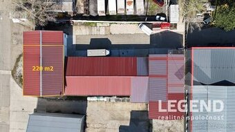 Prenájom skladovo výrobného priestoru, 220 m2, Kolárovo