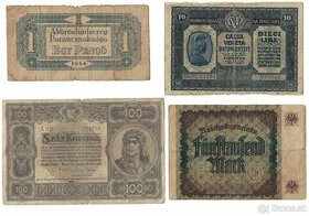 Zbierka bankoviek - po 3 eura