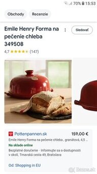 Emile Henry forma na pečenie chleba