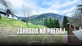 Záhrada s chatkou, 2202 m2 Špania Dolina