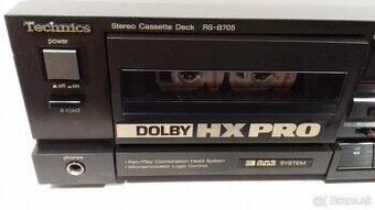 HIGH END 3-hlavy tape deck TECHNICS RS-B705, Class AA, JAPAN