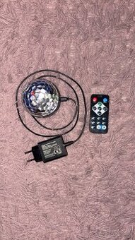 LED disco guľa s diaľkovým ovládaním - 1