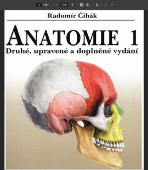 Radomír Číhak - Anatomie 1; 3 v PDF