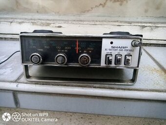Autorádio SHARP model FYL 30,Rok výroby 1968 - 1