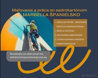🇪🇸 Stavebné práce – Maľovanie a práca so sadrokartónom