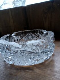 Popolník miska  krištáľ