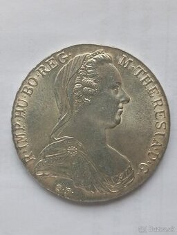 Strieborný Levantský Toliar Márie Terézie 1780 SF