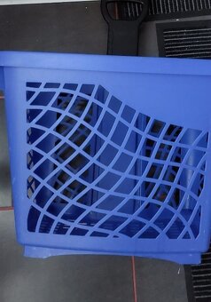 Košík na kolieskach s vysúvacou rúčkou - 1