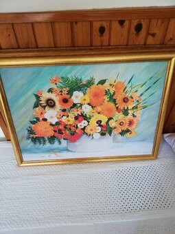 Obrazy v ráme 80x60cm.