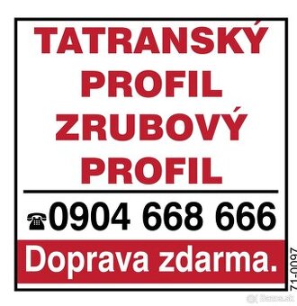 ✅Tatranský profil,zrubový profil,terasovka✅-pero neúčtujeme‼