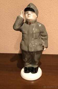 093 – Royal dux ,soška , porcelán, Vojak Svejk