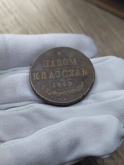 Három(3) grajciar 1849 N.B TOP