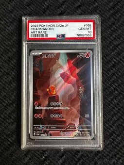 151 (MEW)	graded pokemon card slab	Charmander JPN	168	psa 10