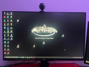 Gaming PC + 27" monitor + mechanická klávesnica