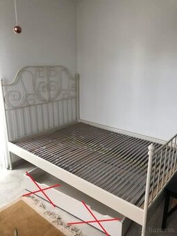 Predám posteľ Ikea Leirvik 140x200cm