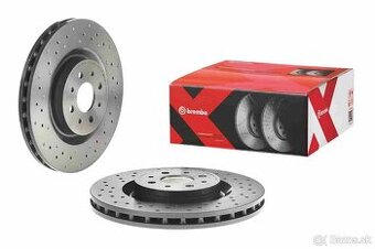 Sada predných kotúčov Brembo Xtra - vŕtaný