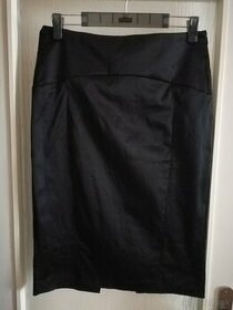 Spoločenská čierna sukňa, veľkosť 40