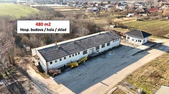 480 m2 hospodárska budova / sklad 20 min od Komárna