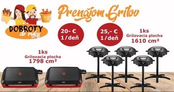 Prenájom, požičovňa grilov, záhradný gril, grily