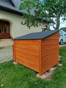 Psia búda XXL – zateplená,borovica