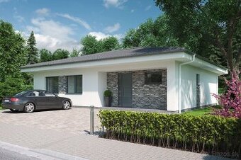 MARKS™ | 4-izb. bungalov na kľúč v tvare L s pozemkom 1002m2