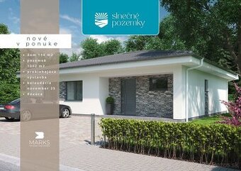 MARKS™ | 4-izb. bungalov na kľúč v tvare L s pozemkom 1002m2