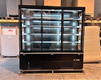 Cíladiaca vitrína 2m SLIM s agregátom - hľbka 60 cm