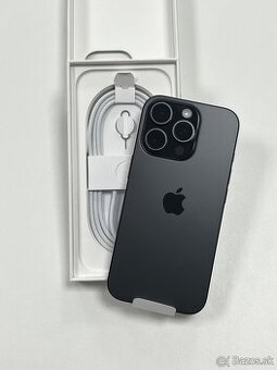 IPHONE 16 PRO 128GB TITAN ČIERNÝ NEPOUŽÍVANÝ - 1