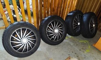 Predám kolesá R14 letné pneumatiky 165/65