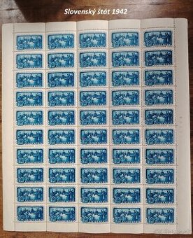 Poštové známky, filatelia: Vzácnejšie archy, bloky a aršíky