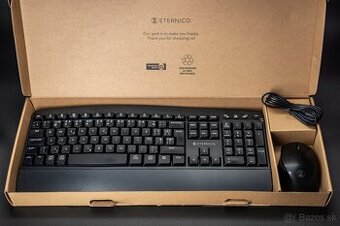 Set bezdrôtová klávesnica a myš ETERNICO (bluetooth aj USB)