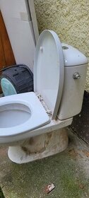 Biele keramické wc
