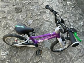 Detský bicykel Woom 2 fialový / Purple 2022 14" ako nový