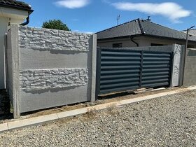 Betónové ploty, podhrabové dosky, 3D plotové dielce/panely
