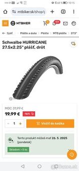 Schwalbe hurricane 27.5x2.25