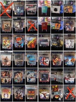 Playstation 1,2,3 hry, prislušenstvo